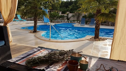 Pool, Kinderpool,Wellnessoase&Poolrutsche-Krk