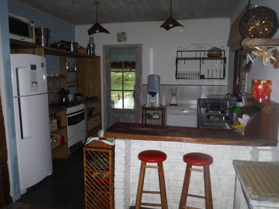 Cozinha e area para café da manhã