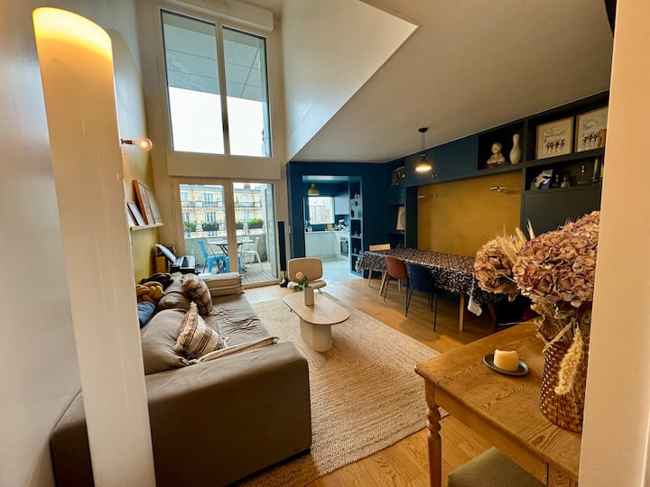 Hfy - Duplex Cœur Du 18e, Terrasses. 3br,5p - Paris