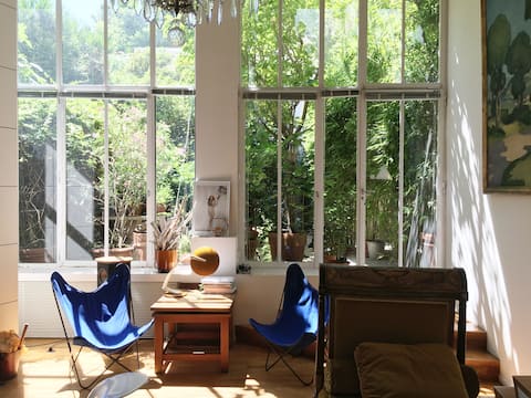Artist'House 130m2 with garden Paris Metro liberté