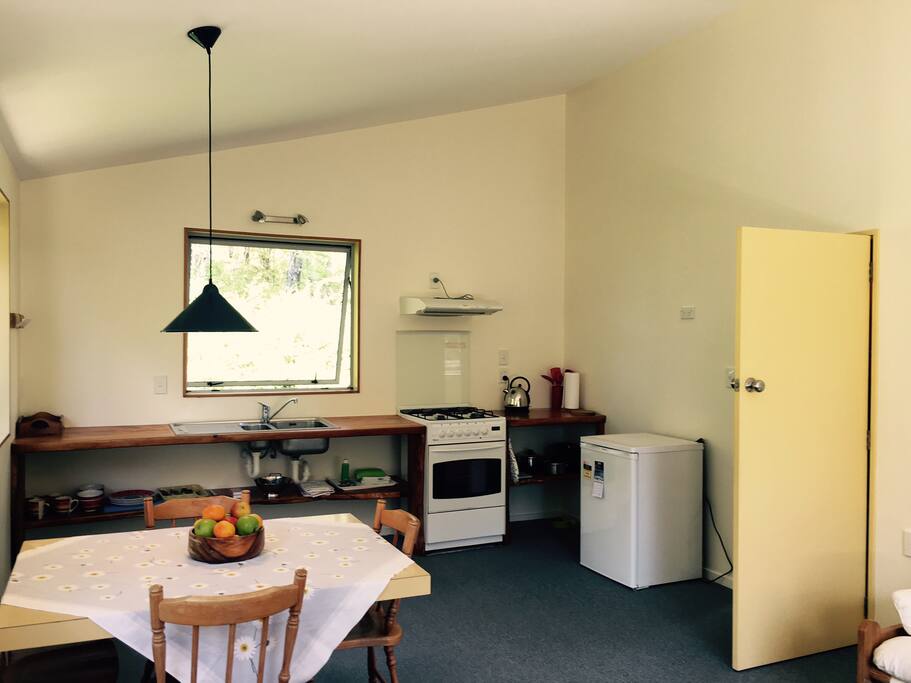 Easy, open plan living with kitchenette and living space