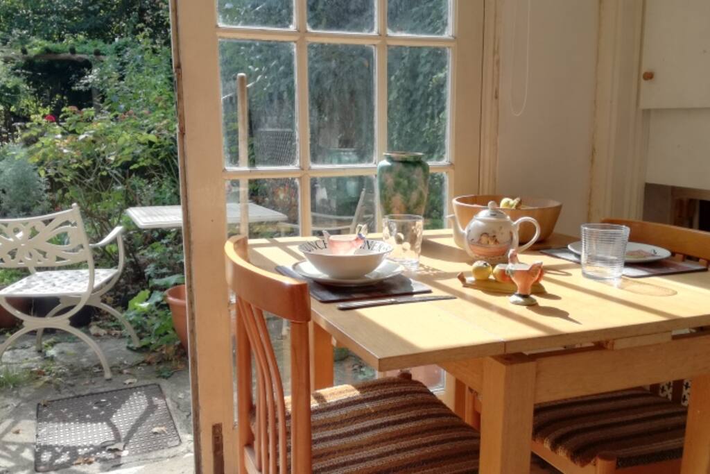 Breakfast table