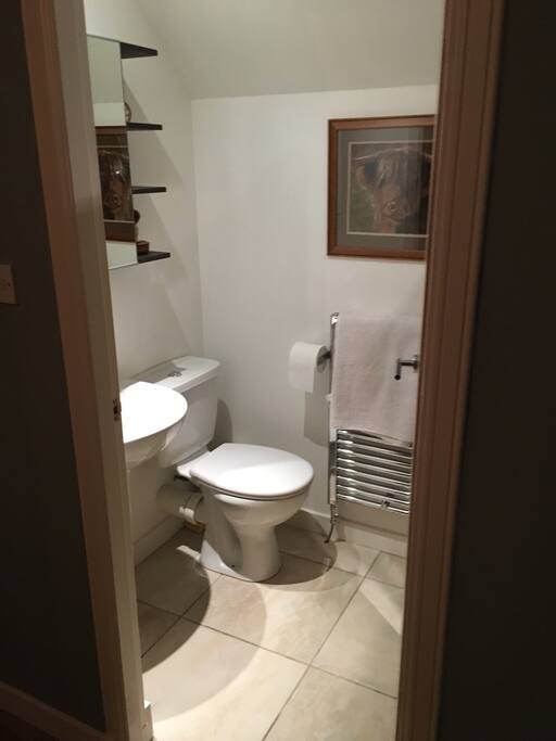 Ensuite and modern shower room.