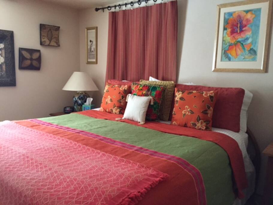 King size bed made by Stearns and Foster