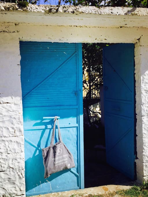 The entrance door
