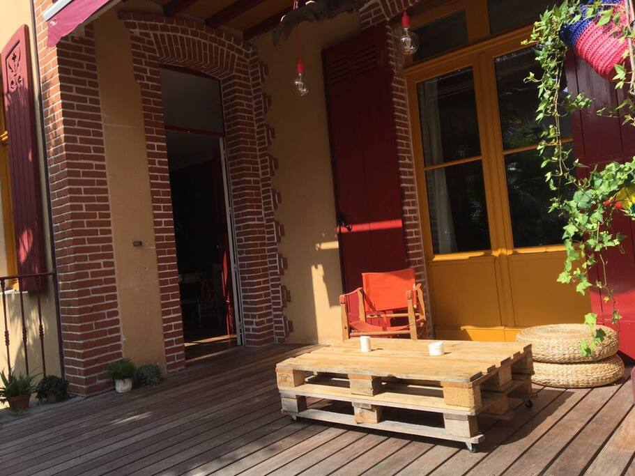 Petite terrasse en bois