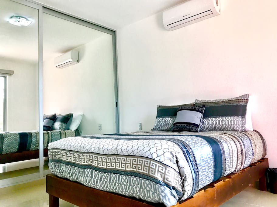 Comfortable full size bed