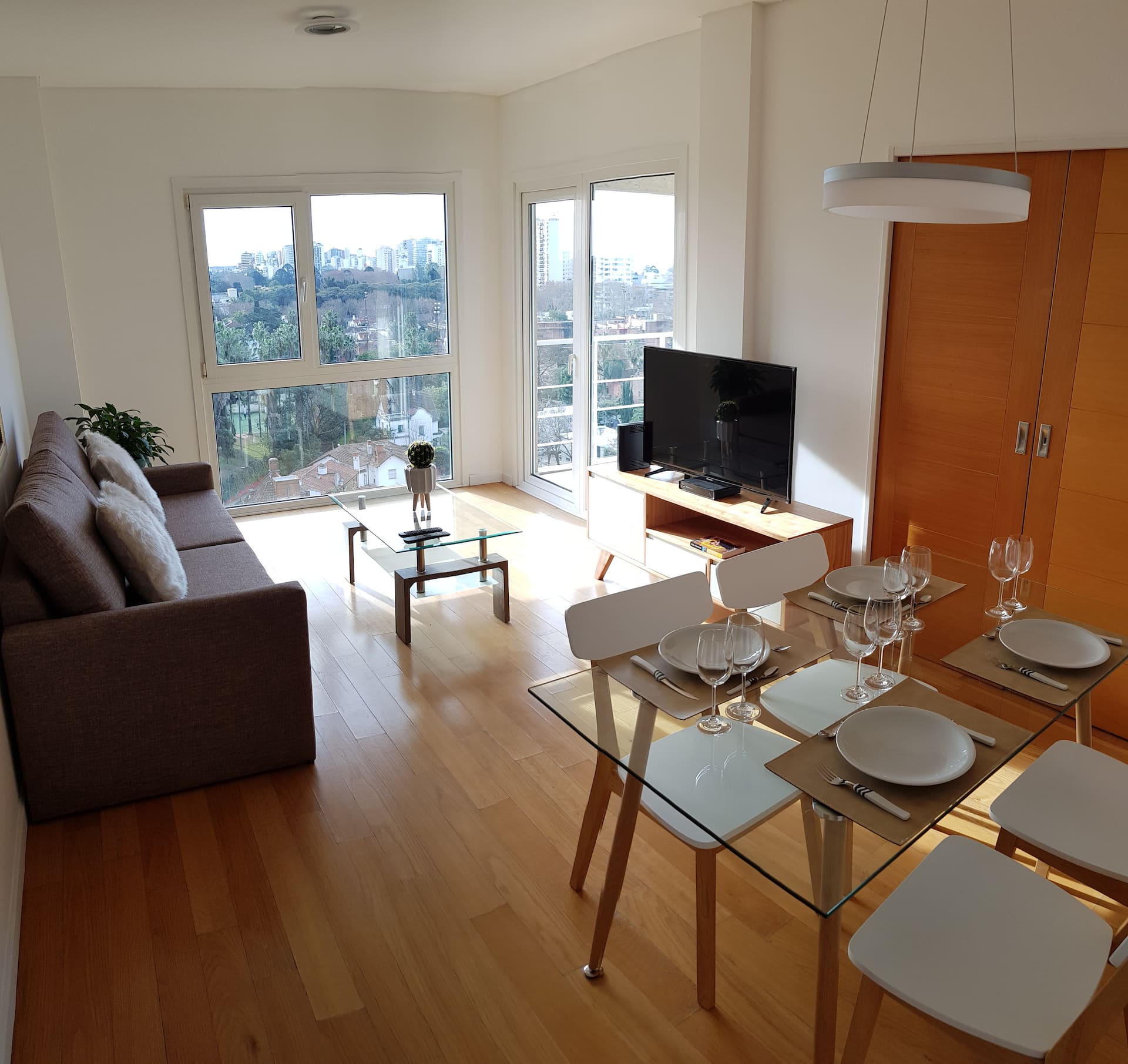 One-bedroom apartment with river view and parking in Vicente López