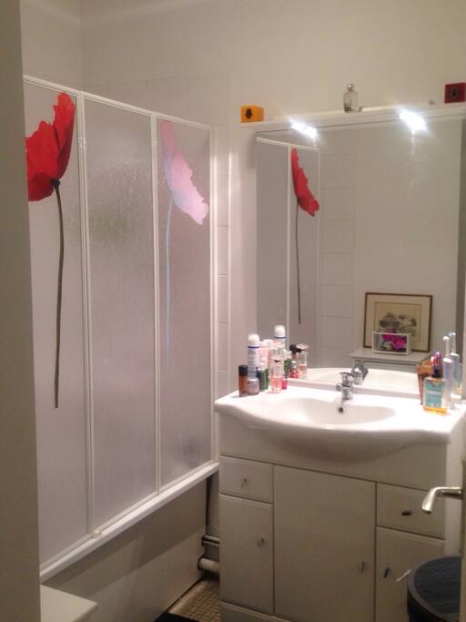 lovely showerwith bathtub...