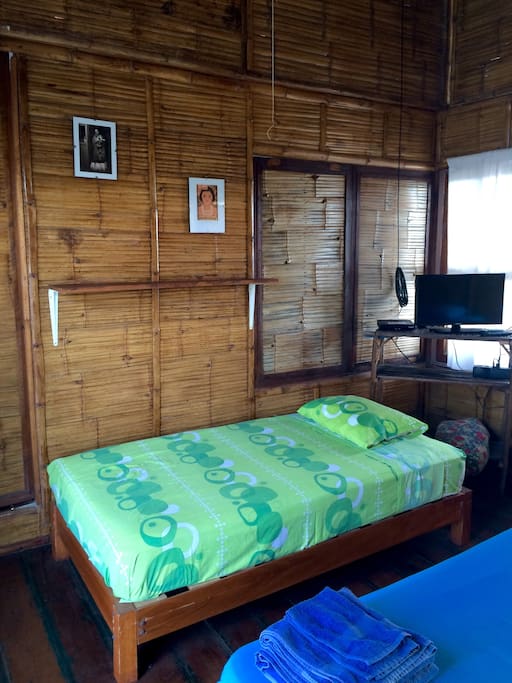 Square and half bed