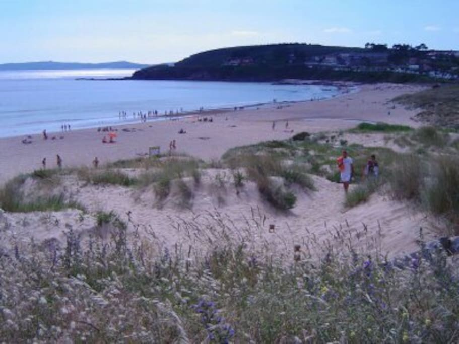 una playa espectacular
