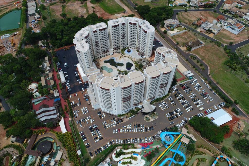 vista da proximidade do hotel com parque