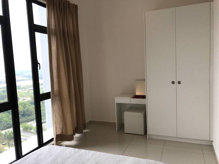 Attached Wardrobe and Dressing Table