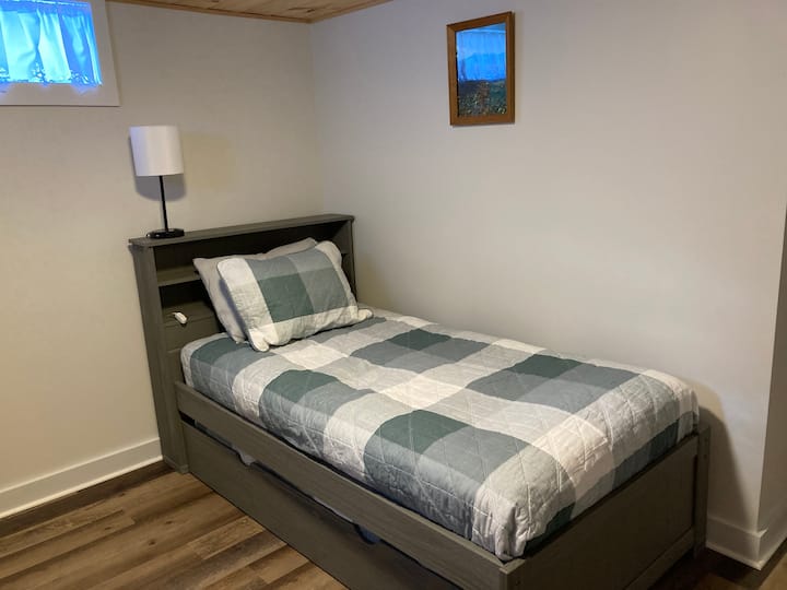 basement bedroom