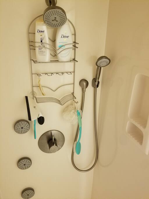 Shower with 3 heads