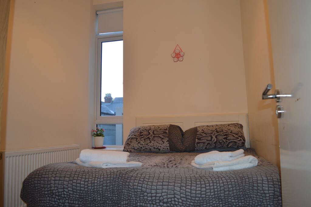 A lovely comfortable bed to rest after your Dublin adventures (bedroom 1)