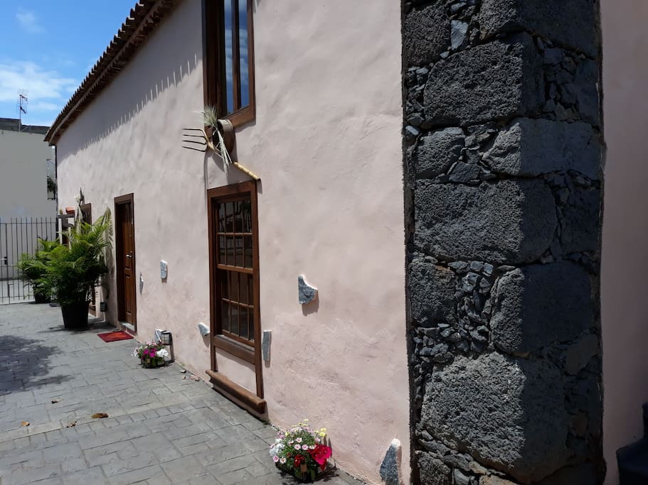 Una de las paredes