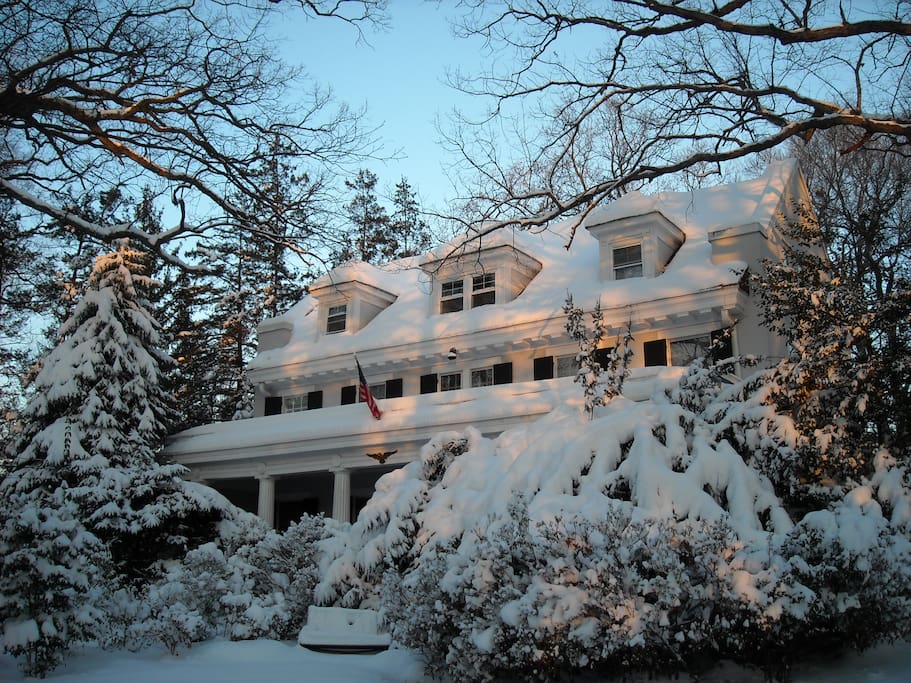 My beautiful home in a winter wonderland!