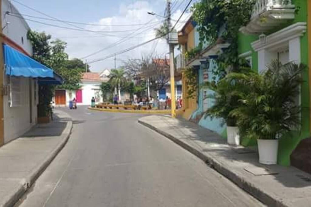 llegada a la plaza de la trinidad