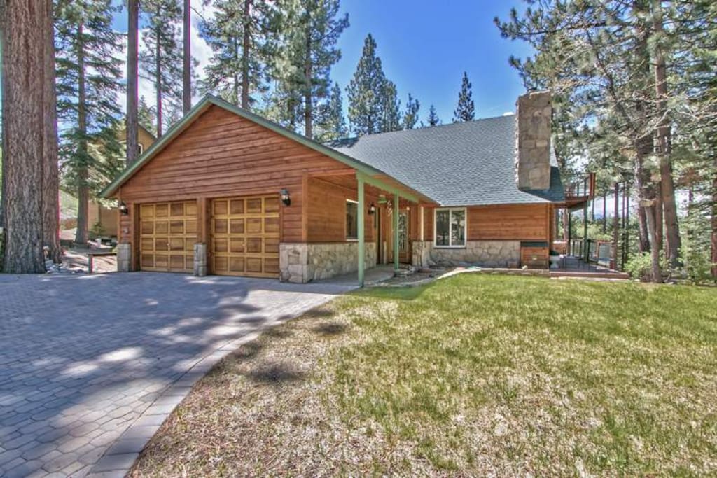 There is garage and driveway parking for 5 cars