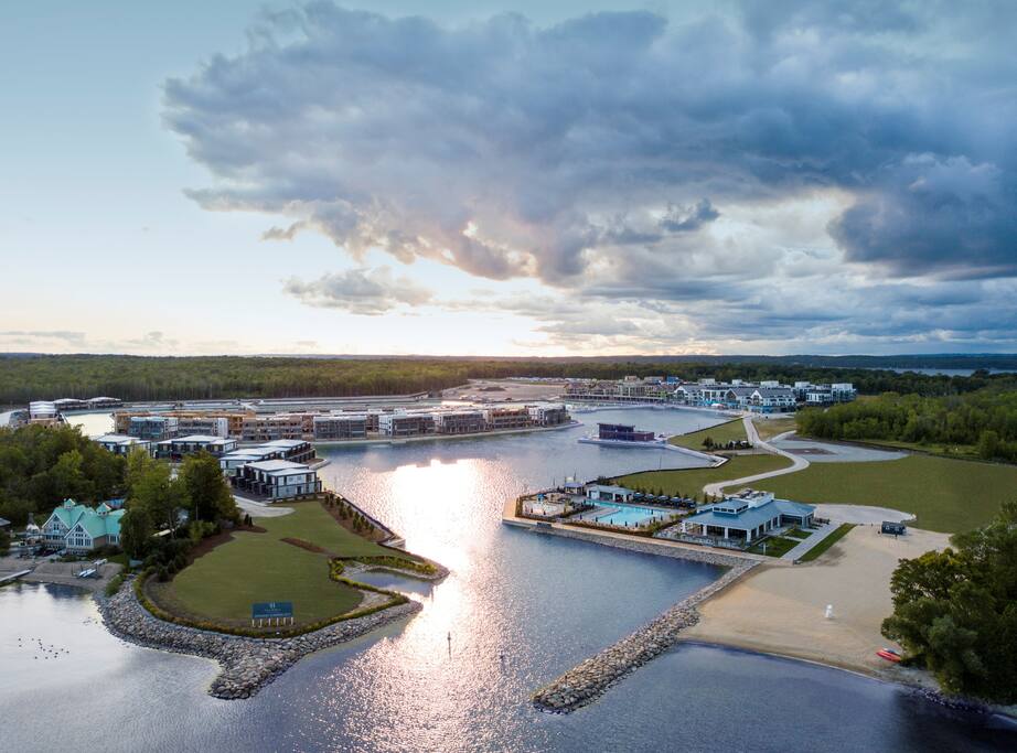 The Lake Club Aerial View