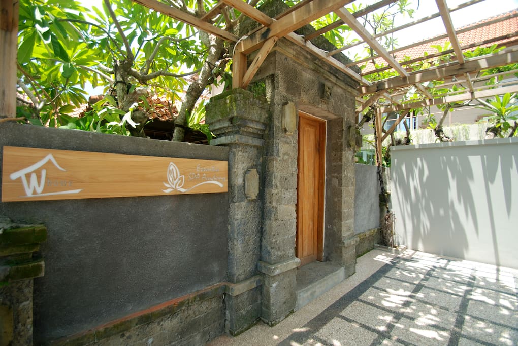 Gapura entrance of The Villa