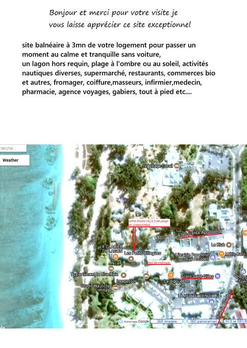 le quartier et ses commodités en 2 minutes à pied