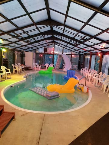 The Adult party house.