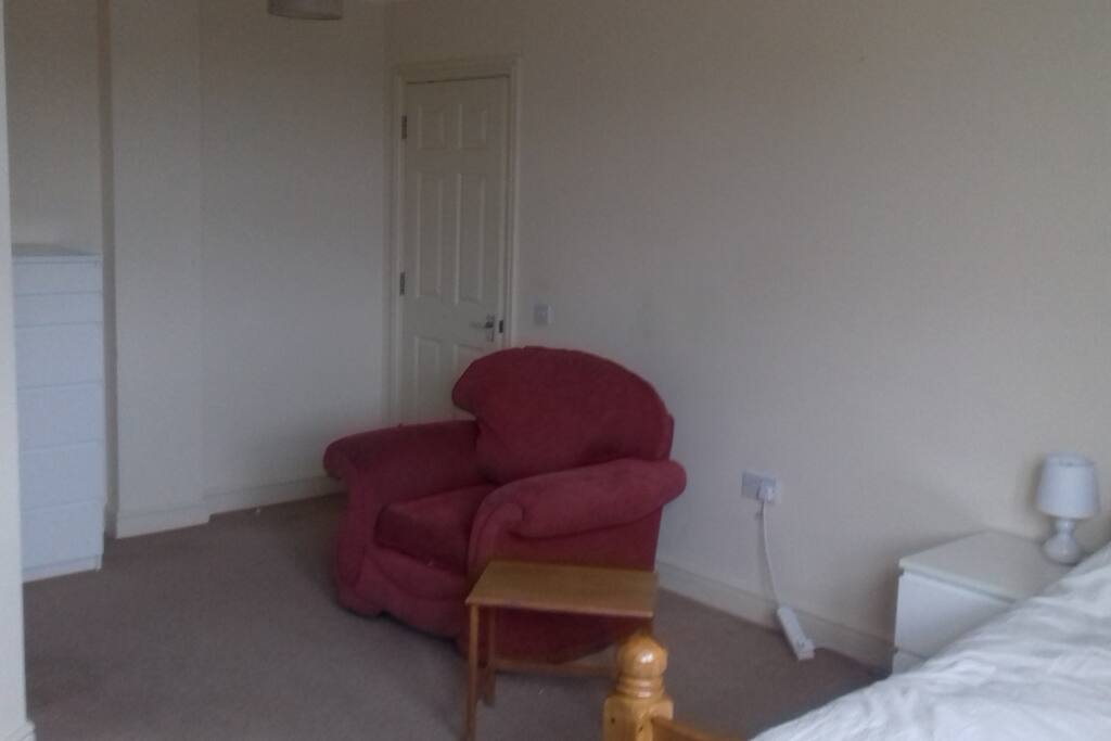 A comfortable sitting area.