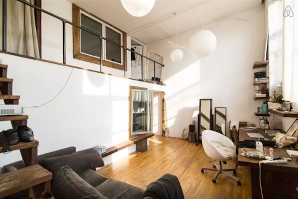 Large double height living space