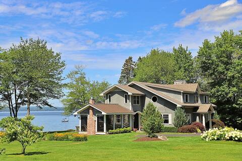 Bayside Manor: a Classic Maine Oceanfront Home