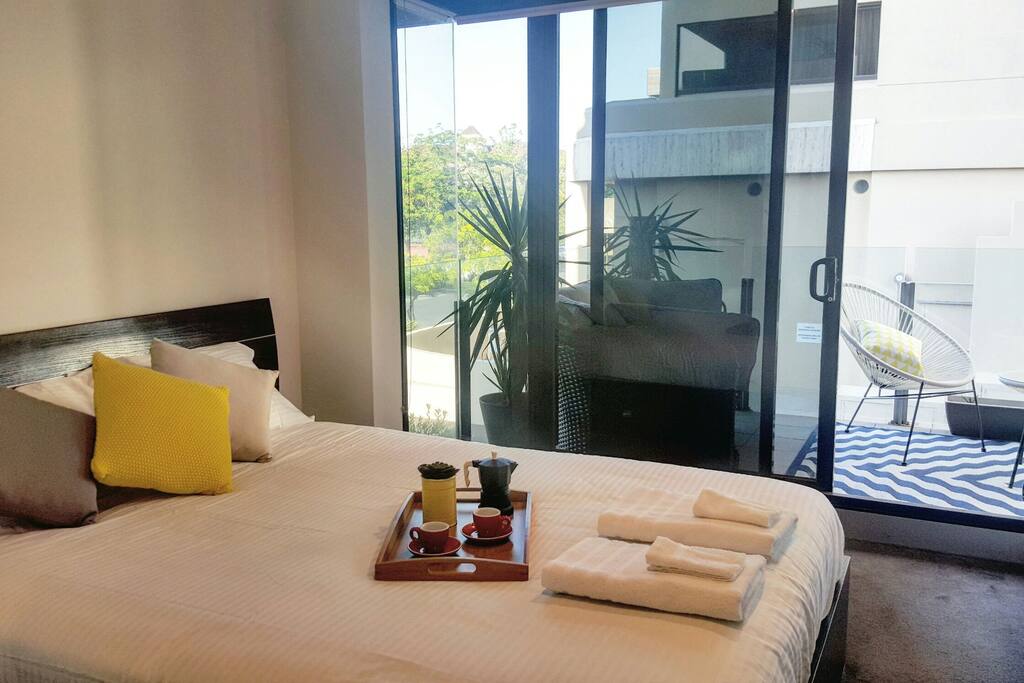 Main bedroom with built in robe