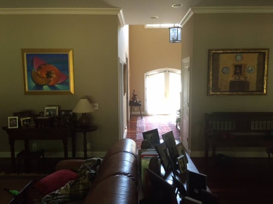 looking from den to front