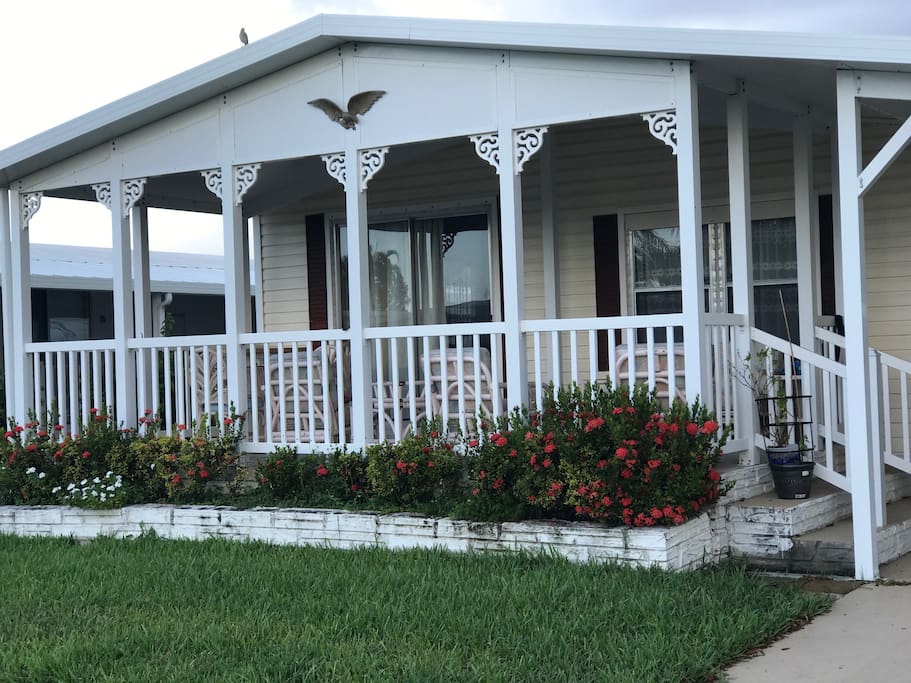 Patio and front of house