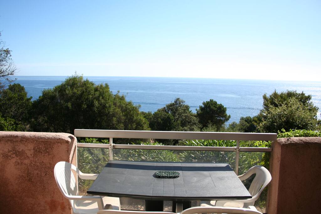 Vue imprenable de la terrasse