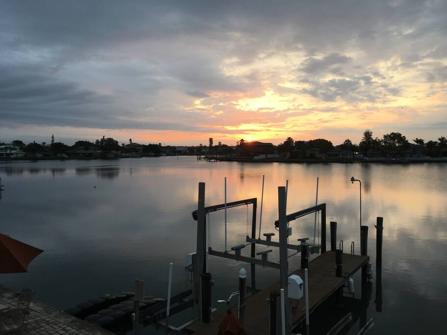 sunrise deck view