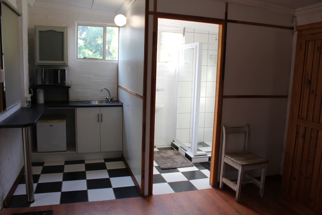 En-suite shower and kitchenette