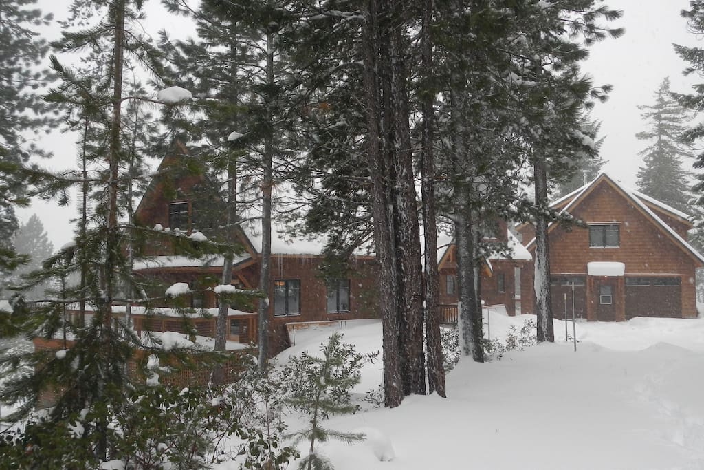Nearly the same view in winter.