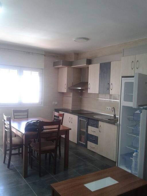 Cocina integrada en el salón