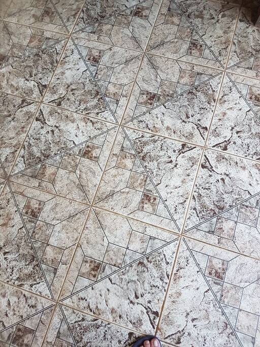 Piso de la casa. el piso del bañi es diferente.