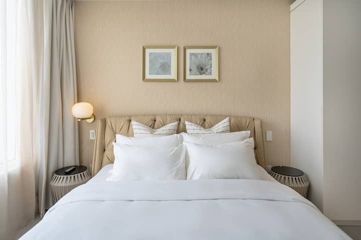 Clean, crisp, most comfortable beddings for our guests
