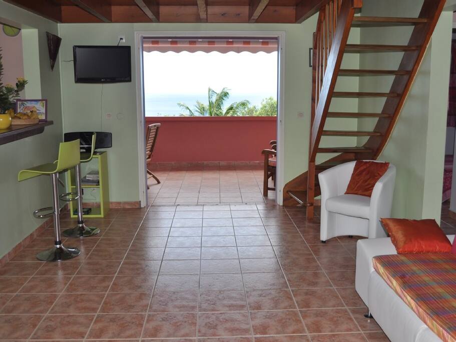 Haut de Villa : Salon