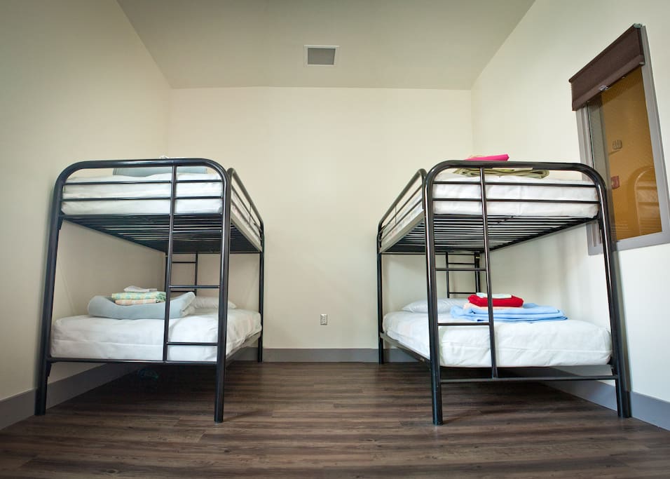 Male-Only Dormitories have 4, 6, or 8 beds in them and may be shared with other male guests. Bed assignment is first-come, first-served.