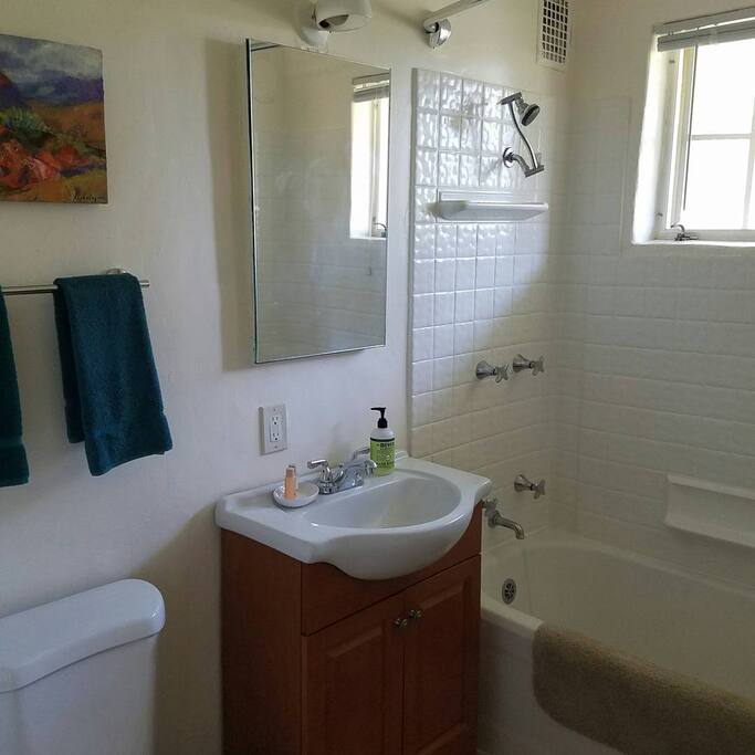 The private bathroom of the Garden Porch Room