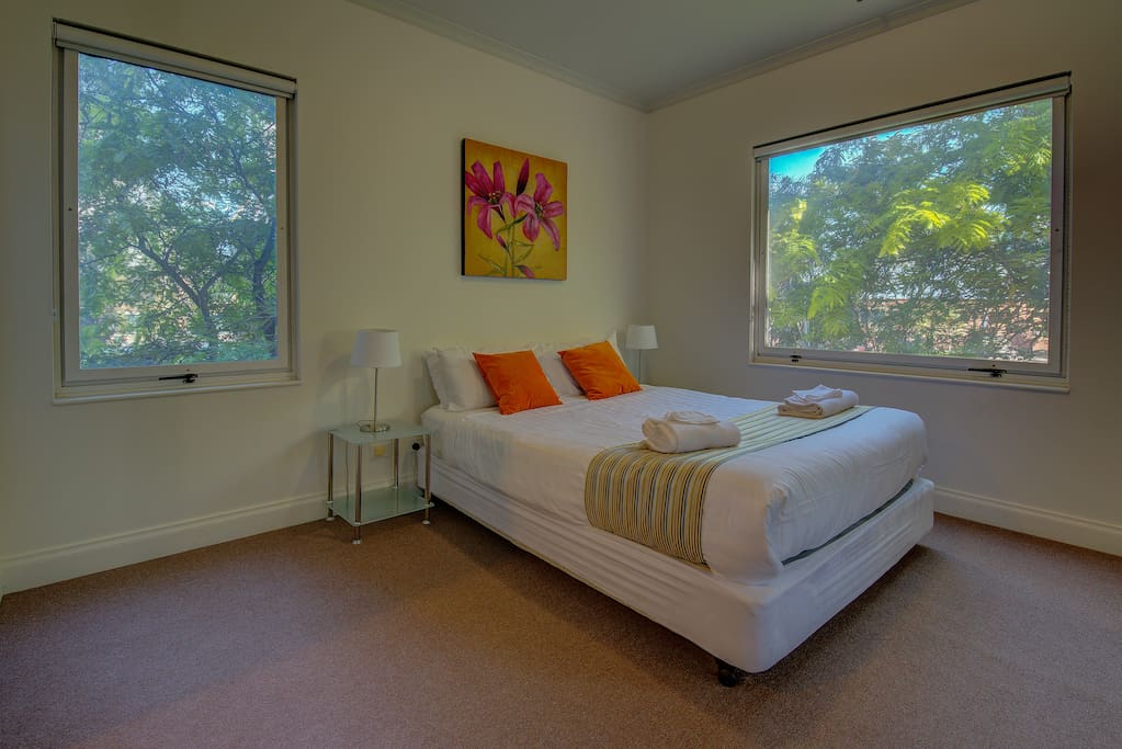 The master bedroom
