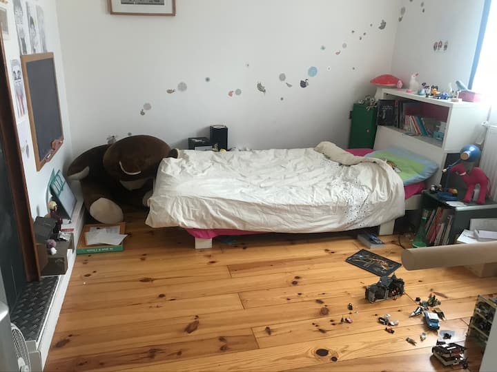 Chumba cha 3 cha kulala (kitanda cha mtu mmoja)