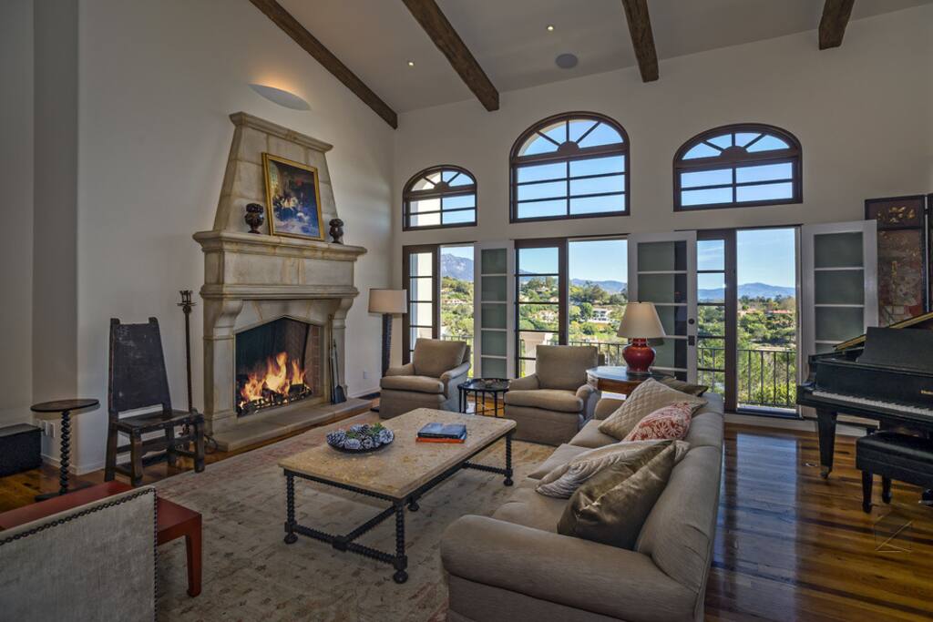 Step into the living room, open your French doors, head onto the balcony, and take in the ocean breeze and views.