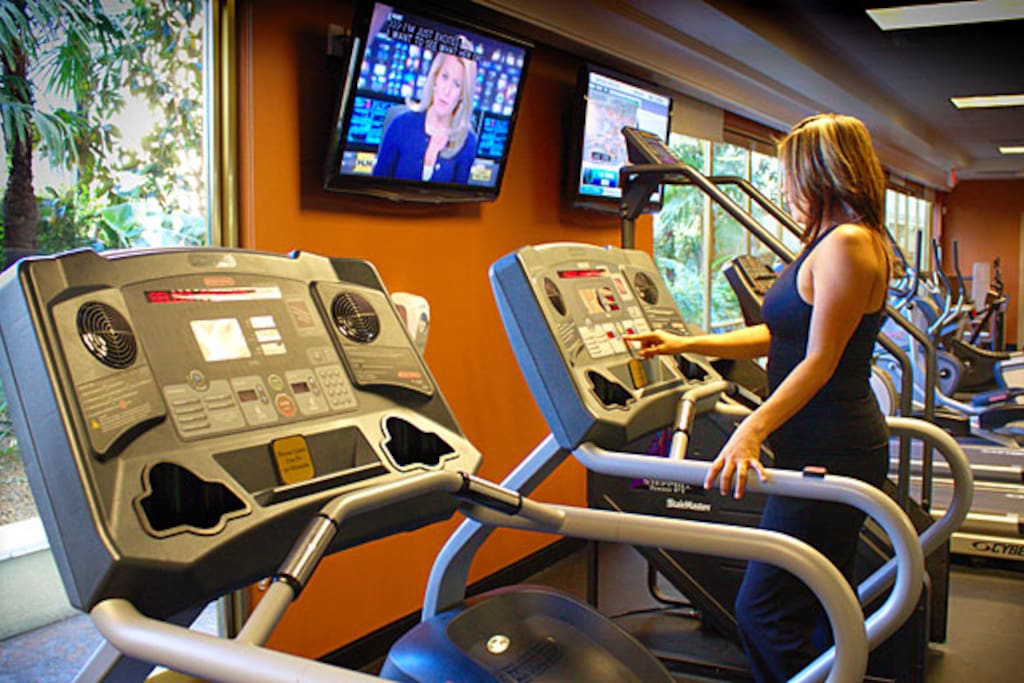 Full gym on the 1st floor