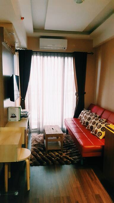 Sofa bed in the living room