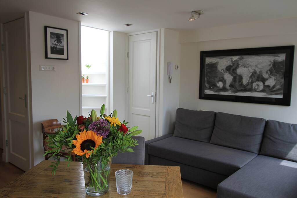 Living area: sofa